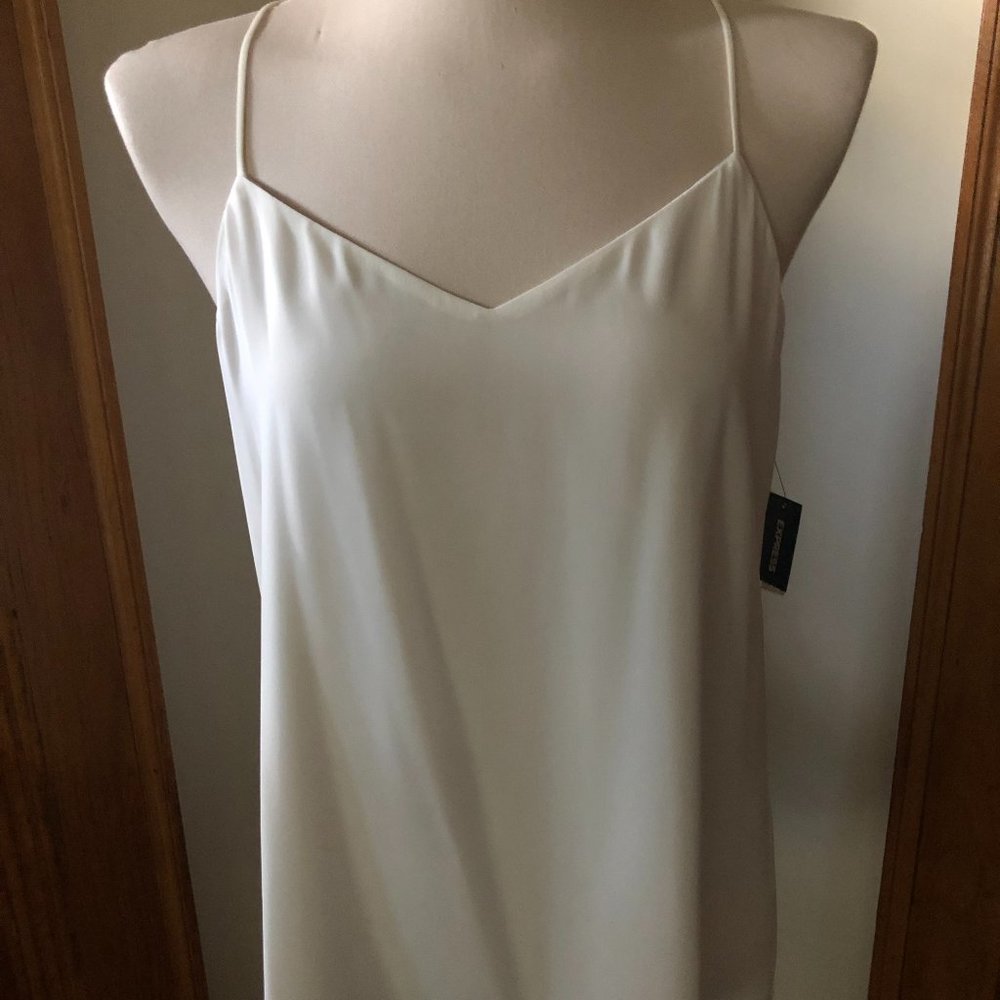 “Express” V-Neck Reversible Camisole, New with Tags 100% Polyester, Size: Large,